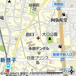 愛知県知多市新舞子出口19周辺の地図