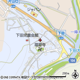 大阪府豊能郡能勢町下田269周辺の地図