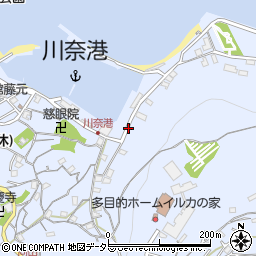 川奈日和周辺の地図