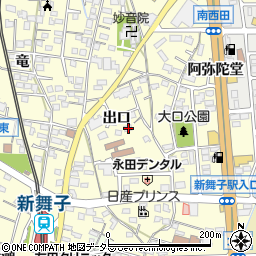 愛知県知多市新舞子出口24周辺の地図
