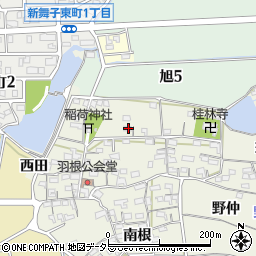 愛知県知多市金沢稲荷山18周辺の地図
