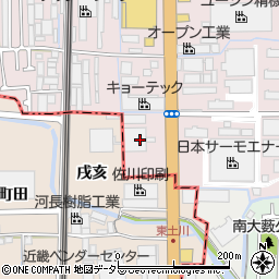 京都府京都市南区久世殿城町338周辺の地図