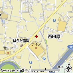 兵庫県神崎郡福崎町西田原1709-1周辺の地図