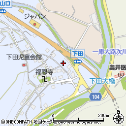 大阪府豊能郡能勢町下田207周辺の地図