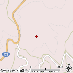 愛知県岡崎市夏山町入道谷下周辺の地図