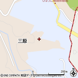 兵庫県佐用郡佐用町三原周辺の地図