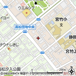 ゴムノイナキ静岡営業所周辺の地図