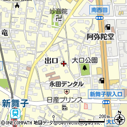愛知県知多市新舞子出口19-5周辺の地図