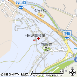 大阪府豊能郡能勢町下田周辺の地図