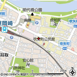 佐鳴予備校　東岡崎駅前校周辺の地図
