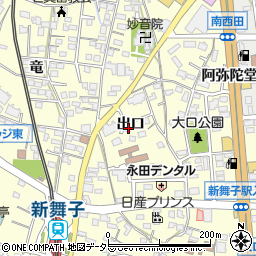 愛知県知多市新舞子出口39周辺の地図
