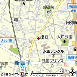 愛知県知多市新舞子出口57周辺の地図