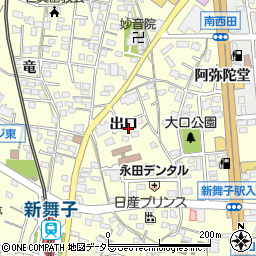愛知県知多市新舞子出口41周辺の地図