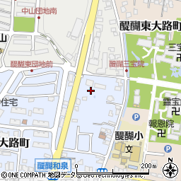 京都府京都市伏見区醍醐西大路町97周辺の地図