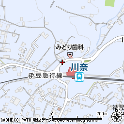 川奈駅周辺の地図