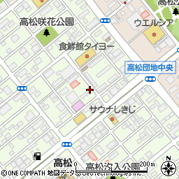 フラワー薬局　高松店周辺の地図