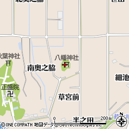 八幡神社周辺の地図