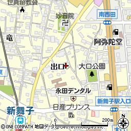 愛知県知多市新舞子出口20周辺の地図