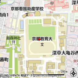 京都府京都市伏見区深草藤森町周辺の地図