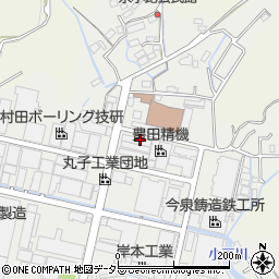 静岡県静岡市駿河区北丸子周辺の地図