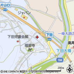 大阪府豊能郡能勢町下田213周辺の地図