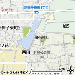 愛知県知多市金沢稲荷山53周辺の地図