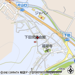 大阪府豊能郡能勢町下田172周辺の地図