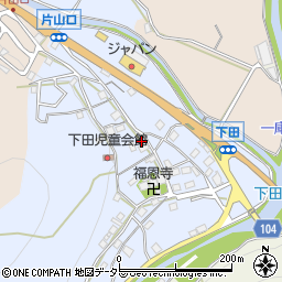 大阪府豊能郡能勢町下田168周辺の地図