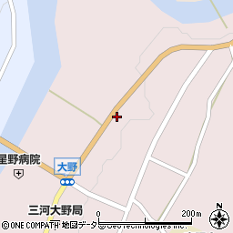 愛知県新城市大野上野42周辺の地図