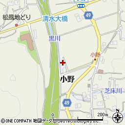 兵庫県三田市小野1565周辺の地図