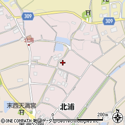 兵庫県三田市北浦137周辺の地図