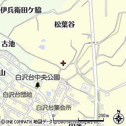 愛知県知多郡阿久比町福住松葉谷23周辺の地図