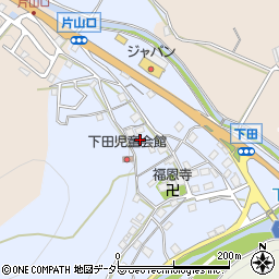 大阪府豊能郡能勢町下田164周辺の地図