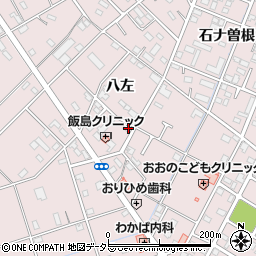 愛知県安城市横山町八左200周辺の地図