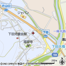 大阪府豊能郡能勢町下田214周辺の地図