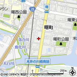 裏川商店周辺の地図
