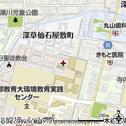 京都府京都市伏見区深草越後屋敷町62-8周辺の地図