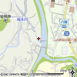 静岡県伊豆市梅木222周辺の地図