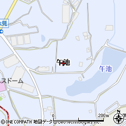 愛知県知多郡東浦町石浜午池周辺の地図