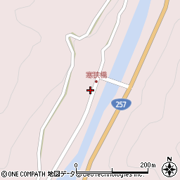 愛知県新城市横川（東ノ前）周辺の地図