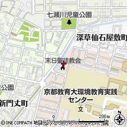 京都府京都市伏見区深草越後屋敷町57-11周辺の地図