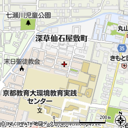 京都府京都市伏見区深草越後屋敷町62-37周辺の地図