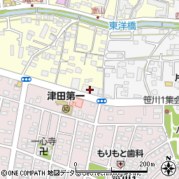 コスモ石油販売株式会社　三重カンパニーセルフ＆カーケアセンター　笹川周辺の地図