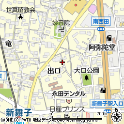 愛知県知多市新舞子出口11周辺の地図