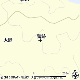 愛知県岡崎市秦梨町猿跡周辺の地図