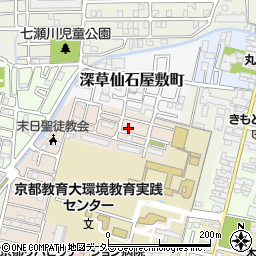 京都府京都市伏見区深草越後屋敷町62-39周辺の地図