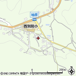 京都府亀岡市西別院町柚原佃周辺の地図