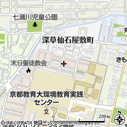 京都府京都市伏見区深草越後屋敷町62-40周辺の地図