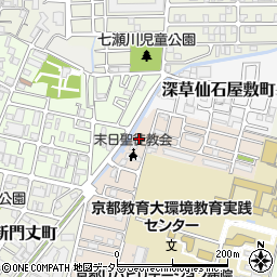 京都府京都市伏見区深草越後屋敷町57-15周辺の地図