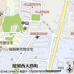 京都府京都市伏見区醍醐中山町46周辺の地図